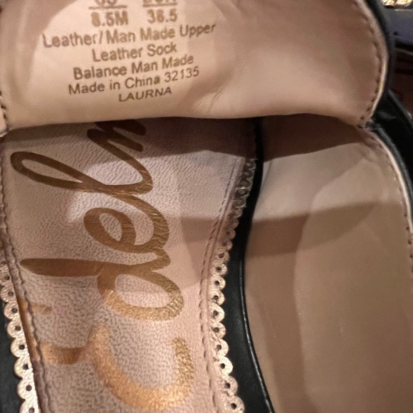 Sam Edelman Laurna Mules - Black - Picture 6 of 8